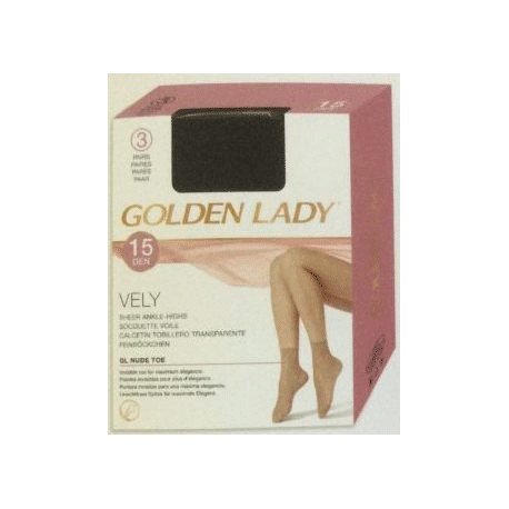 Mini media tobillero pack/3 Golden Lady