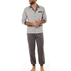 Pijama hombre gris 229030 Findel