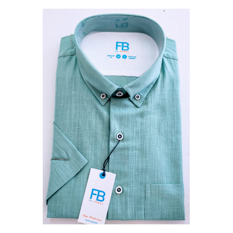 Camisa hombre verde 24070 Dario Beltran